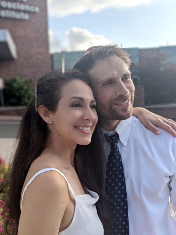 Laura and Daniel were married at Overlook Medical Center