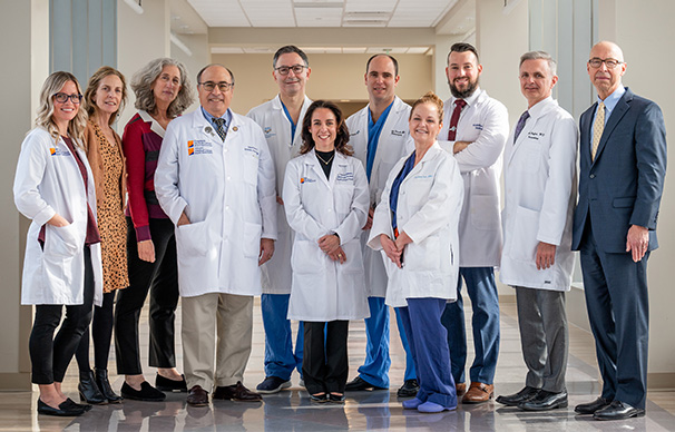Group portrait of the Glasser tumor board.