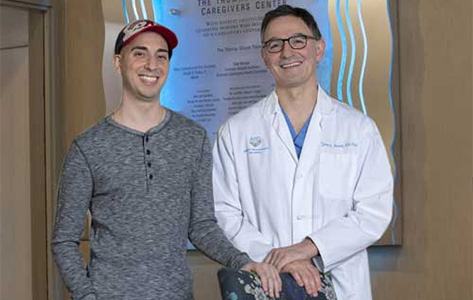 Joseph and neurosurgeon Yaron Moshel, MD