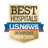 Morristown Medical Center is a Best Hospital for orthopedics per U.S. News and World Report.