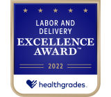 Labor & Delivery Specialty Excellence Award from Healthgrades, Top 10% in the Nation