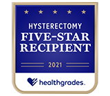 5-star rating in Hysterectomy from Healthgrades