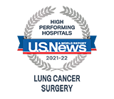 US News High Performing Lung Cancer Surgery