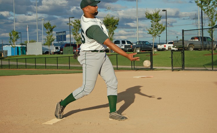 man playing sports