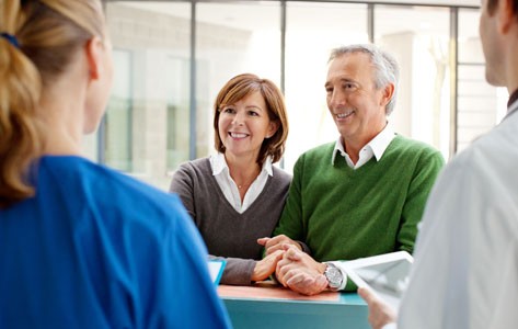 Heart patient meets medical team