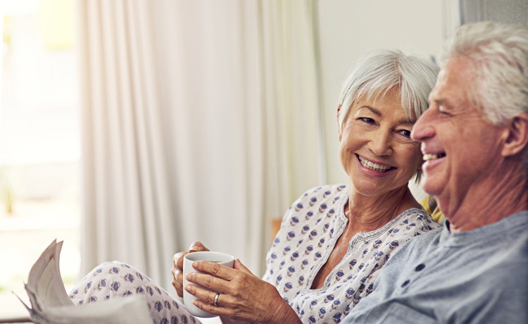 couple with coffee