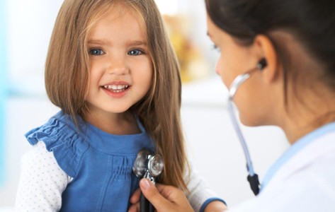 child with pediatrician