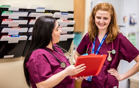 medical professionals at a hospital