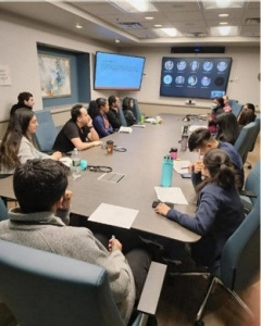 Residents at a conference