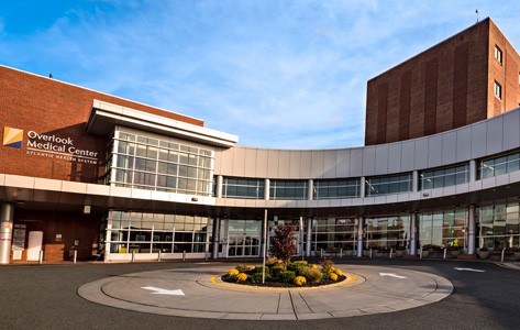 Overlook Medical Center's campus is shown.